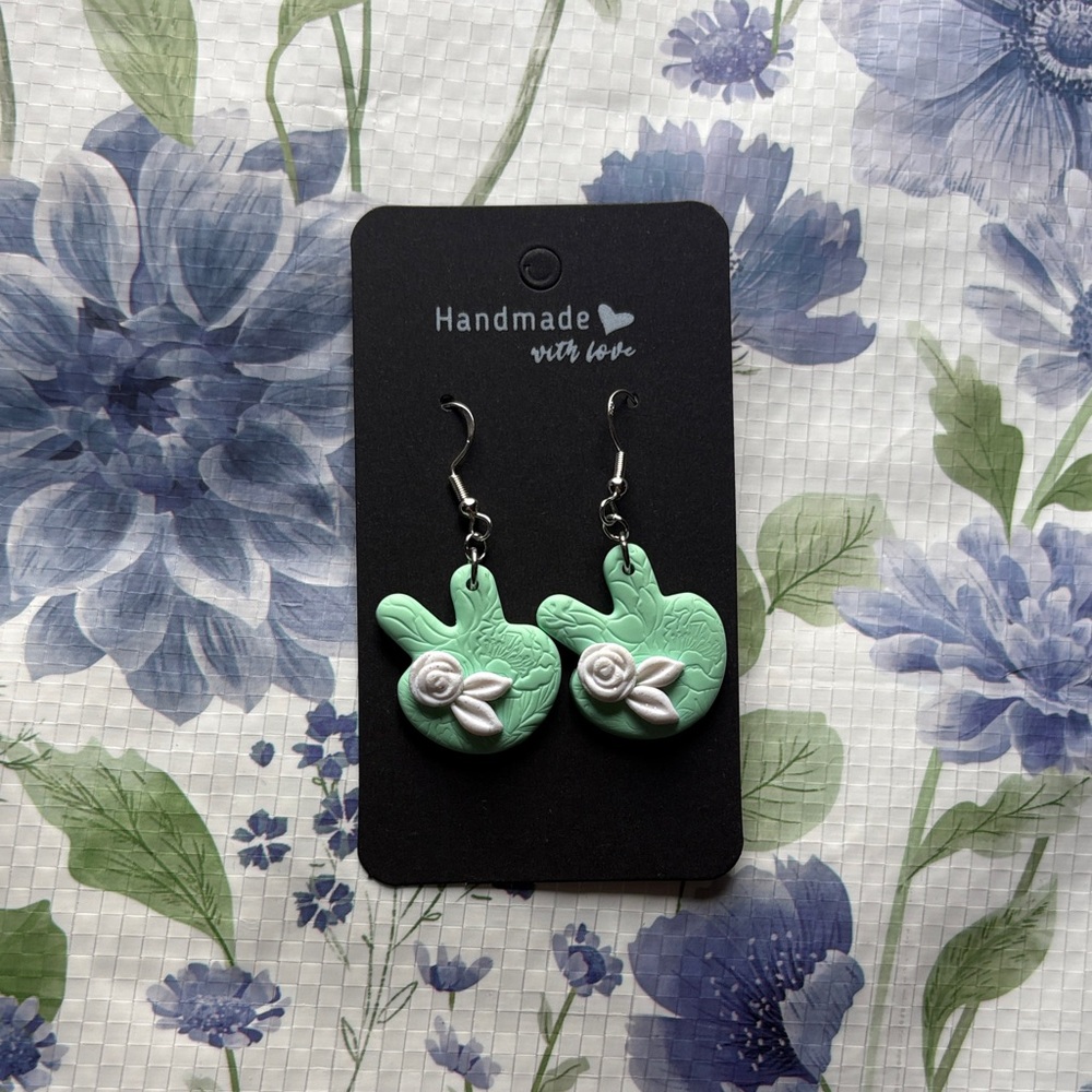 Easter bunny earrings